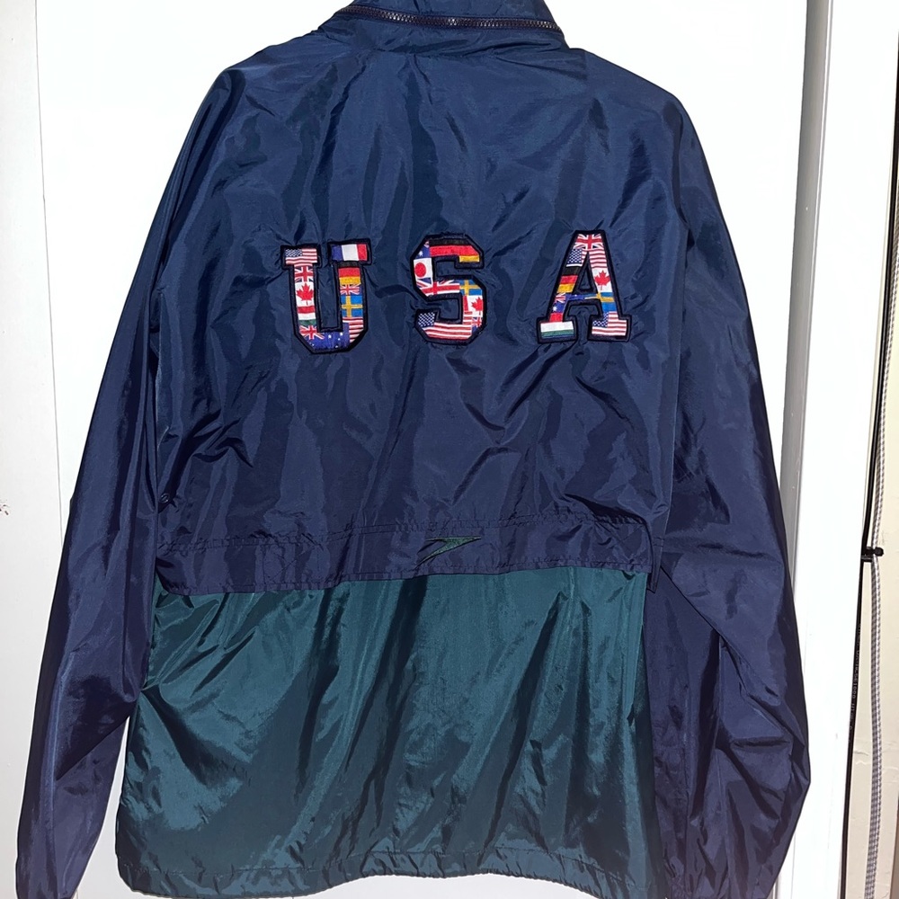 Vintage 1996 USA speedo jacket